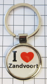 SLE_NH8.501 Sleutelhanger I love Zandvoort