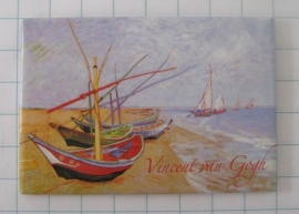 10 stuks koelkastmagneet schepen,bootjes Van Gogh MAC:20.414