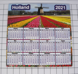 10 stuks Mega koelkastmagneet Holland kalender 2021 MEGA_V_CAL.002