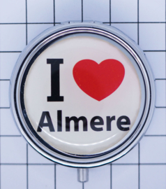 PIL_FL1.001 pillendoosje met spiegel   ik hou van Almere