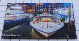 10 stuks koelkastmagneet Amsterdam  rondvaartboot MAC:19.033