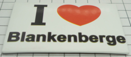 10 stuks koelkastmagneet I Love Blankenberge N_BBL601
