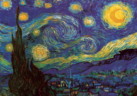 10 stuks poster op karton Sterrennacht boom Vincent van Gogh POS-0008 posters(20.8Cm / 29.5Cm) 