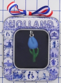 HAN 117 kettinkje tulpje blauw