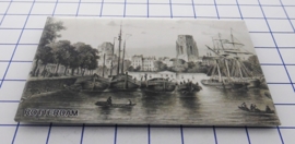 N_ZH1.025 koelkastmagneet Rotterdam, pakje 10 stuks