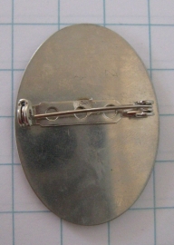 BRO 205 Broche met oude zonnebloemen Vincent van Gogh