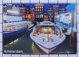 10 stuks koelkastmagneet Amsterdam  rondvaartboot MAC:19.033