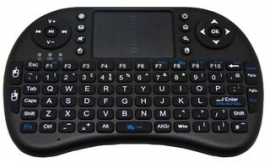 Mini wireless draadloos toetsenbord + muis Rii I8 keyboard *ZWART*