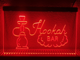 Hookah bar waterpijp shisha neon bord lamp LED verlichting lichtbak