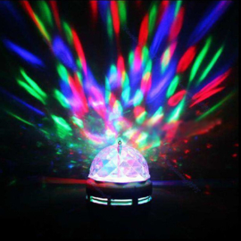 LED E27 3W RGB draaiende roterende lamp disco licht