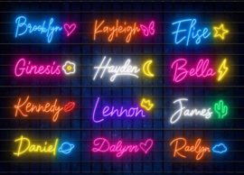 -Op maat gemaakt- custom NEON led bord verlichting *kleur + maat naar keuze*