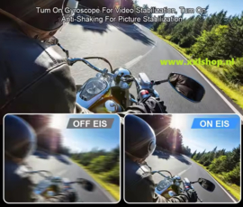 5K actioncamera action camera gopro 12 13 EIS touchscreen *grijs*