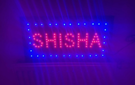 Shisha waterpijp LED bord verlichting lichtbak reclamebord #shisha