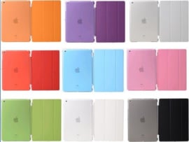 Smartcase + back cover ipad AIR 1 2 2018 case hoes sleeve *10 kleuren*