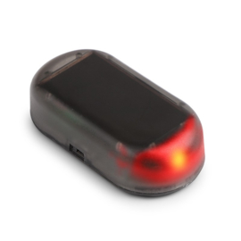 Fake auto alarm anti diefstal led + ingebouwd zonnepaneel plug&play