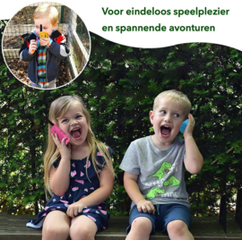 Walkie talkie walkietalkie portofoon kinderen 5KM *2 stuks* roze