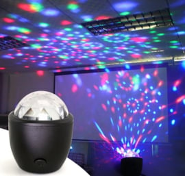 Discobal discobol disco lamp bol bal led verlichting feest RGB mini