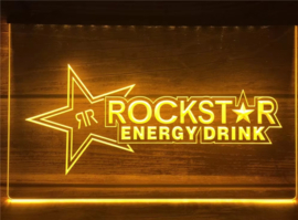 Rockstar energy drink neon bord lamp LED  verlichting reclame lichtbak