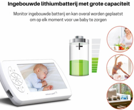 Wifi babyfoon camera baby foon monitor + 4.3 inch scherm