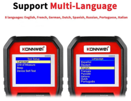 Diagnosecomputer uitlees apparaat uitlezen foutcodes OBD2 *ROOD*