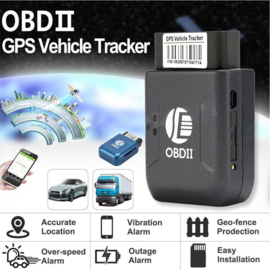 OBD GPS tracker sms volgsysteem auto vrachtwagen OBD2 *zwart*