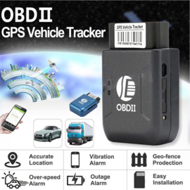 GPS tracker sms volgsysteem auto vrachtwagen OBD2 OBD 2 *blauw*