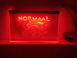 Normaal deurdonderen neon bord lamp LED verlichting reclame lichtbak
