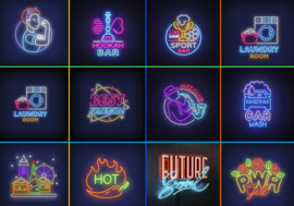 -Op maat gemaakt- custom NEON led bord verlichting *kleur + maat naar keuze*