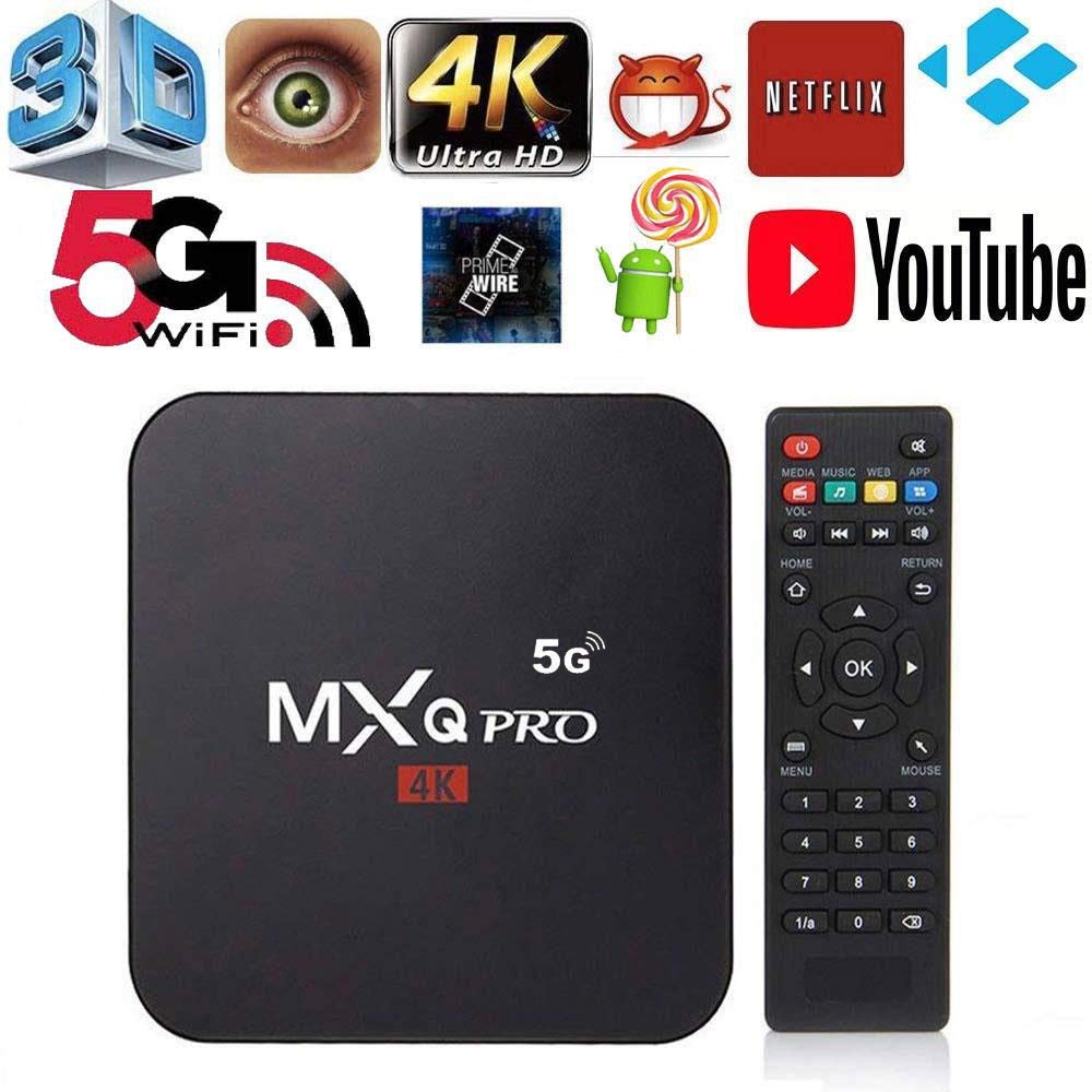 MXQ PRO Android 12 tv box mediaspeler IPTV +5G smart 4K 1/8GB *2025*