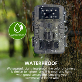 Wildlife camera buiten wildcamera nachtzicht 20MP FULLHD waterdicht