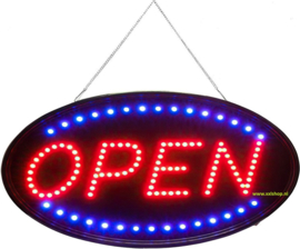 OPEN LED bord rond lamp verlichting lichtbak reclame #rond