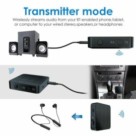 Bluetooth 5.0 transmitter ontvanger audio adapter receiver