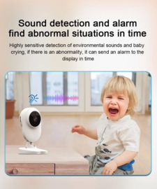 Wifi babyfoon camera baby foon monitor + 4.3 inch scherm + APP
