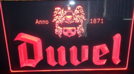 Duvel neon bord lamp LED verlichting reclame lichtbak bier