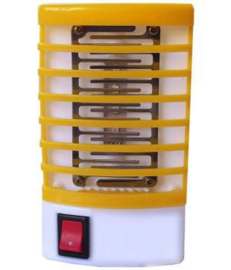 Elektrisch muggenlamp muggen lamp binnen stopcontact led stekker *geel*