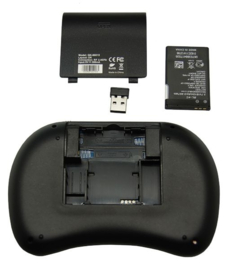 Mini wireless draadloos toetsenbord + muis afstandsbediening *ZWART*