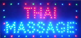 Thaise Massage LED bord lamp verlichting lichtbak reclamebord #D