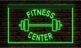 Fitness GYM neon bord lamp LED verlichting reclame lichtbak