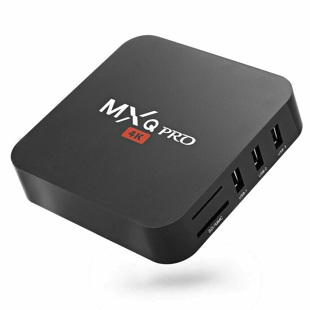 MXQ PRO Android 12 tv box mediaspeler IPTV +5G smart 4K 1/8GB *2025*