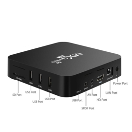 MXQ PRO android 12 tv box mediaspeler IPTV +5G 2/16GB smart 2024