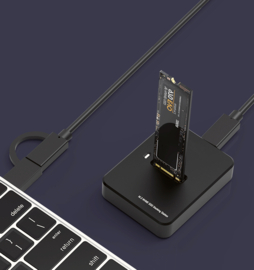 Docking station M.2 SSD SATA dockingstation USB 3.0 hardeschijf