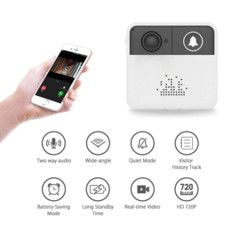 Wifi deurbel intercom video camera deur bel draadloos ring + CHIME + APP