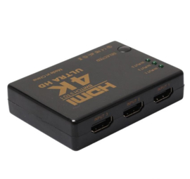 4K HDMI splitter verdeler 3x ingang switch hub + afstandsbediening