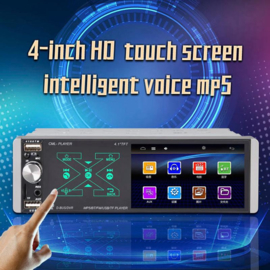 4.1 inch 1 din 1din autoradio bluetooth fm auto radio usb sd TOUCHSCREEN