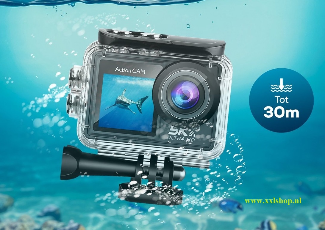 5K actioncamera action camera pro go 12 13 EIS touchscreen *grijs*