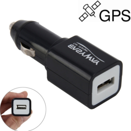 GPS GSM tracker auto + usb autolader klein GPRS volgsysteem tracking *zwart*