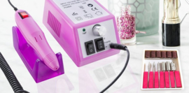Elektrische nagelvijl nagelfrees machine manicure & pedicure set *roze*