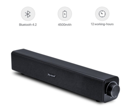 Soundbar sound bar draadloos bluetooth wireless speaker 20W 2x 10W