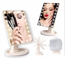 Make up spiegel +LED 360 graden makeup make-up verlichting *3 kleuren* #2