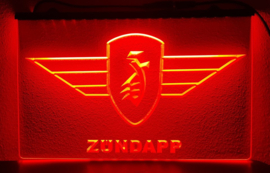Zundapp neon bord lamp LED cafe verlichting reclame lichtbak